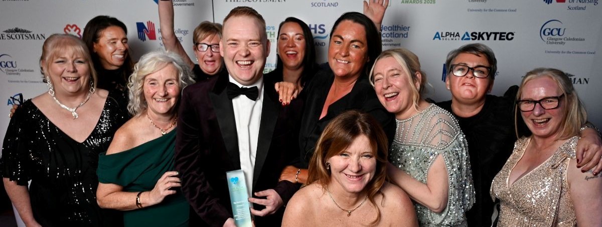 Home Care Staff win Top team Award at the Scottish Health Awards