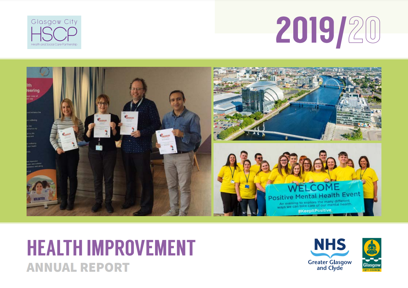 Cover of Health Improvement Annual Report