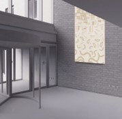 Early idea for Entrance wall panel