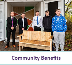 Image with link to more information on Community Benefits